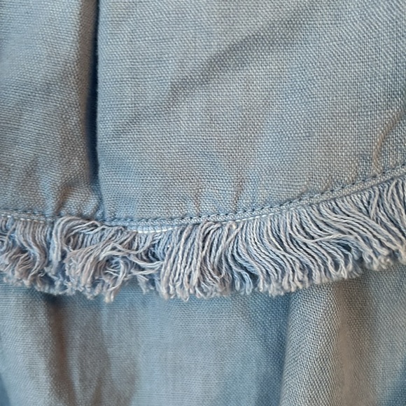 ZARA linen blend romper size large - Picture 5 of 9